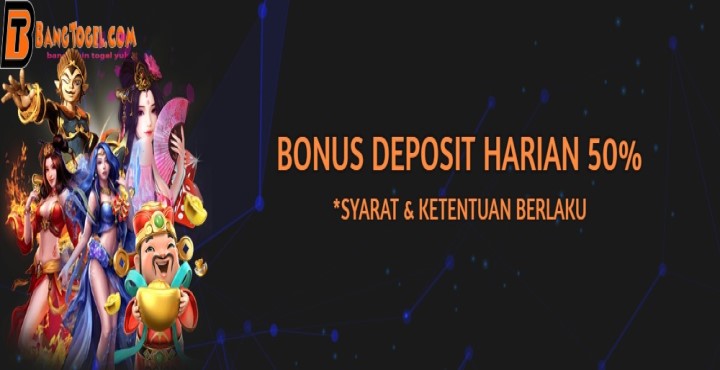 Bonus Deposit Harian Slot 50%